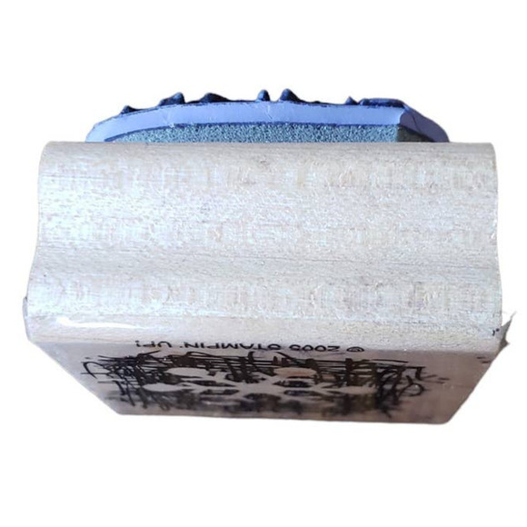 Stampin Up Inky Winter Snowflake Wood Mounted Rubber Stamp - Picture 7 of 9